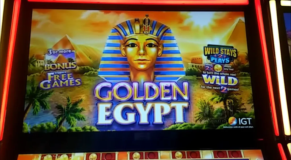 golden egypt slot machine